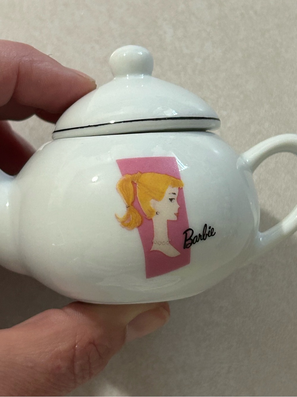 Vintage Barbie 13 piece Porcelain Tea Set 2001 Mattel - Picture 12 of 15